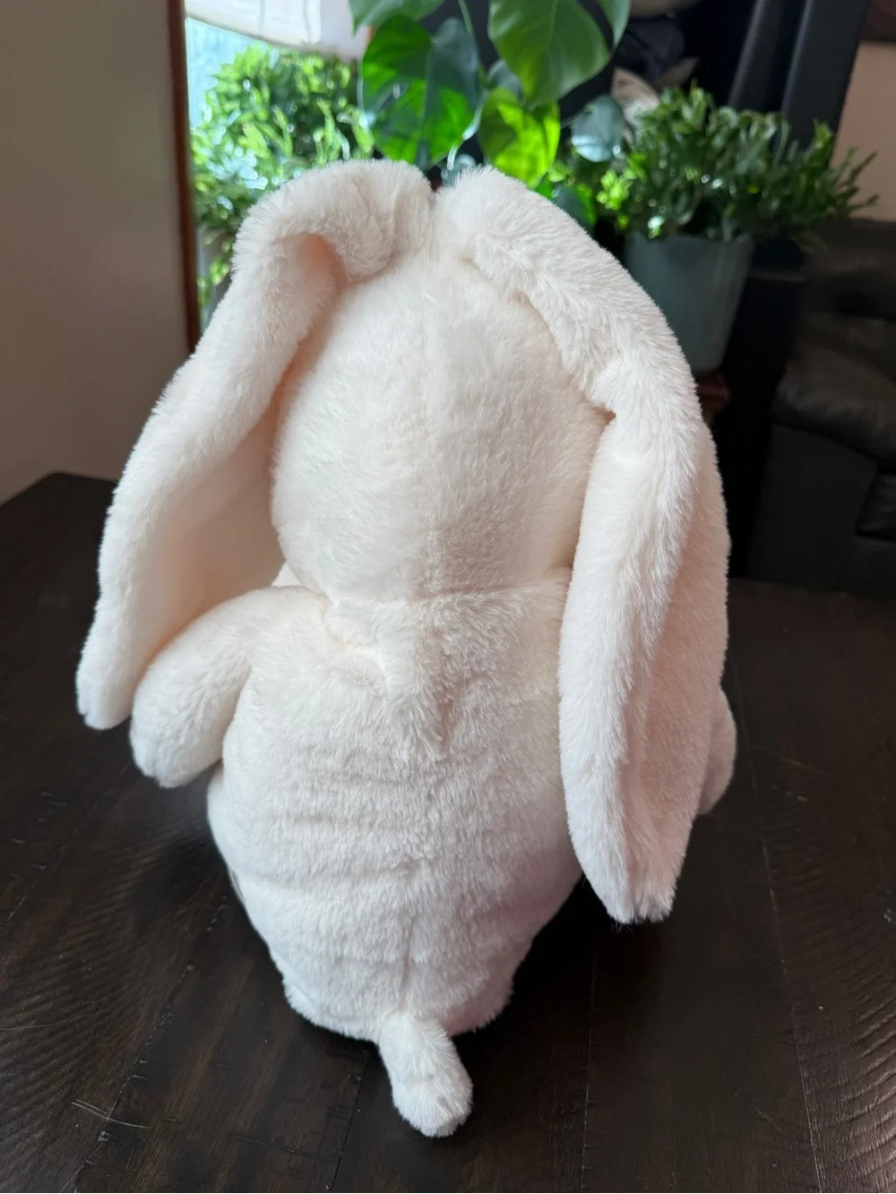 NWT Plush Light Pink XL Long ears Stuffed Bunny Soft Comfort for Kids and Adults